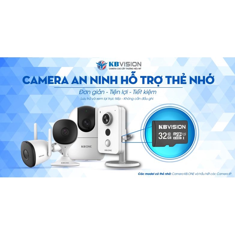 THẺ NHỚ MICRO SD 32Gb KBVISION CLASS 10 Thẻ nhớ camera, thẻ nhớ điện thoại - hàng chính hãng