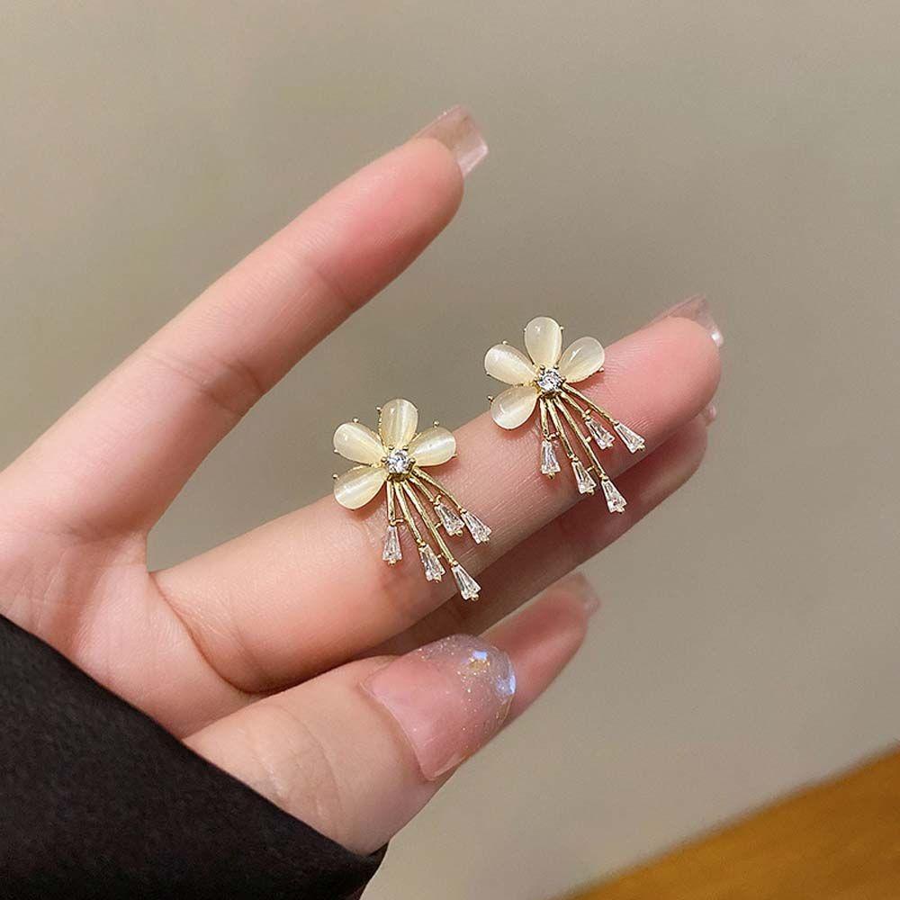 Bông Tai VANES1 Hình Hoa Thanh Lịch Cho Nữ