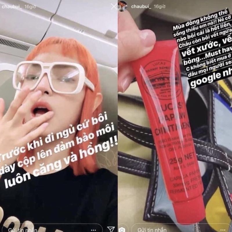 SON DƯỠNG MÔI ĐA NĂNG Lucas P.Oinment
