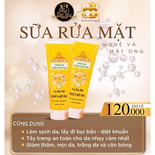 SỮA RỮA MẶT MẬT ONG COLLAGEN X3- SỮA RỬA MẶT ĐÔNG ANH ( HÀNG CHÍNH HÃNG)