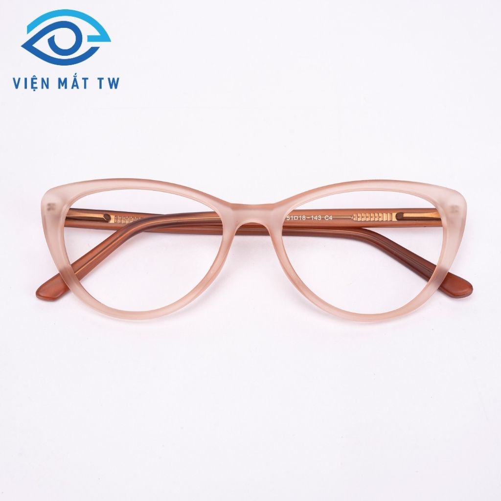 Kính cận mắt mèo cốt kim loại bọc nhựa Ultem siêu sang Vienmattw1.Official-8013+Nhận cắt CẬN VIỄN LOẠN chất lượng cao