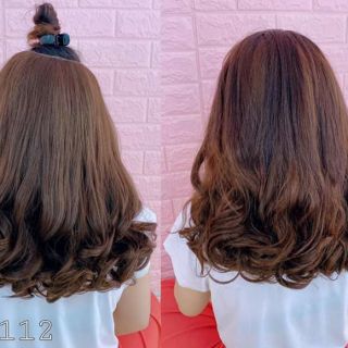 Tóc kẹp u xoăn ngắn 8112