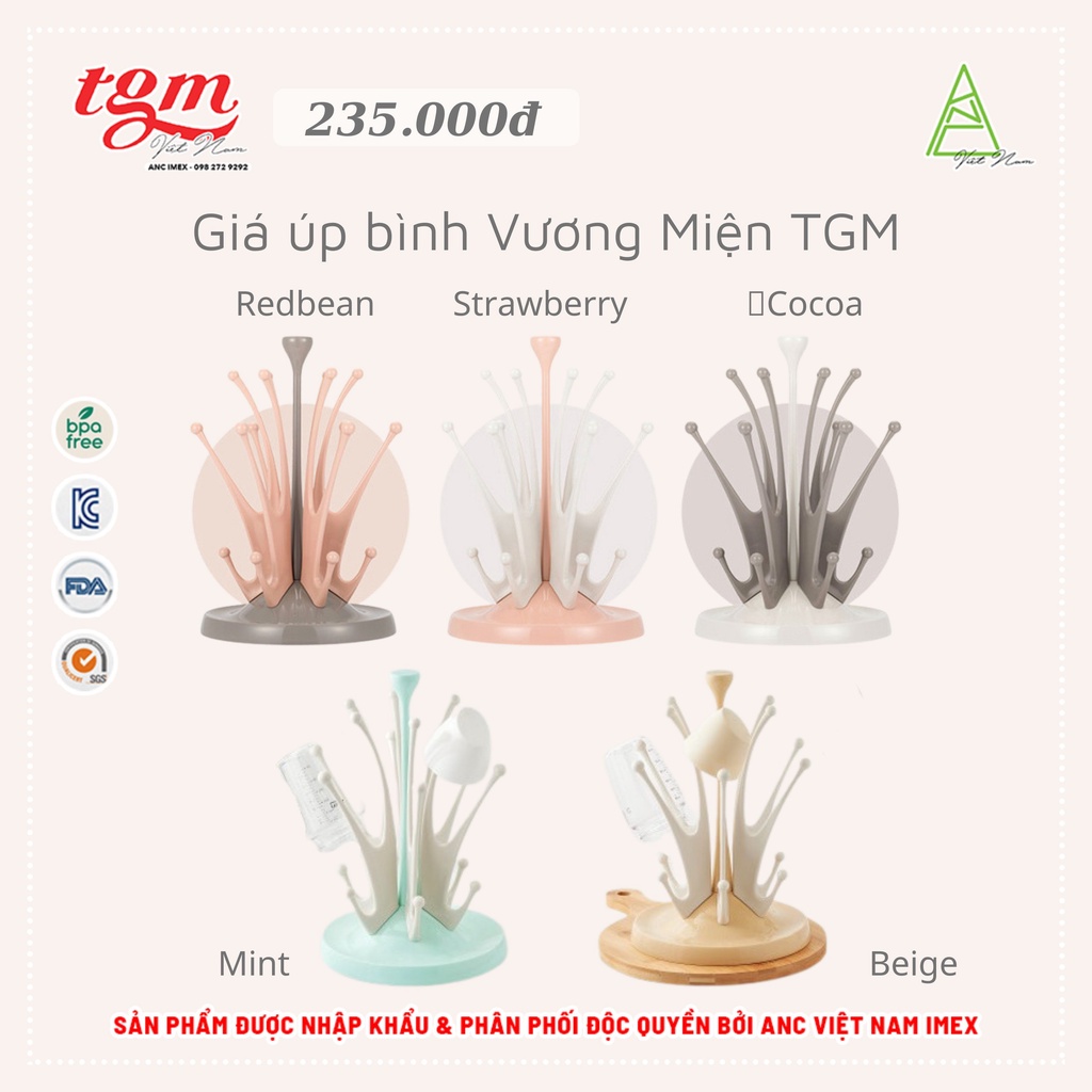 (TGM) Khay úp bình vương miện TGM Hàn Quốc cao cấp