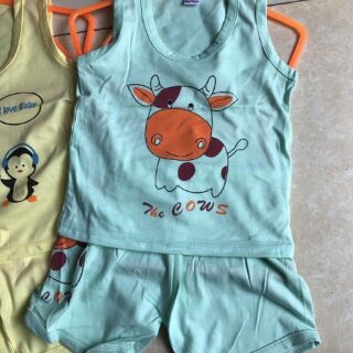 5 bộ quần áo sát nách cho bé
