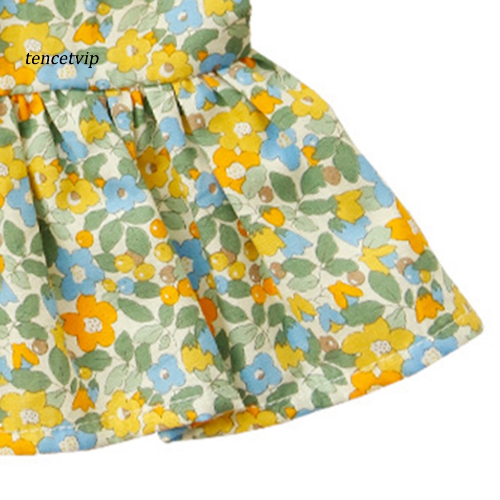 Chân Váy Cotton In Hoa Thời Trang Mùa Hè Xinh Xắn Cho Thú Cưng