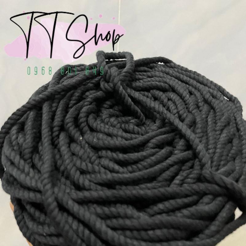 Dây thừng cotton macrame mềm mịn đủ màu, sợi 3mm làm trang trí   | TT Shop