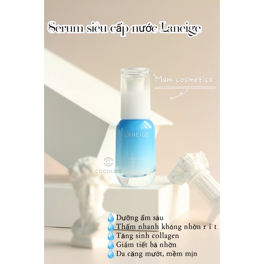 Tinh chất dưỡng ẩm Laneige Water Bank Essence 30ml