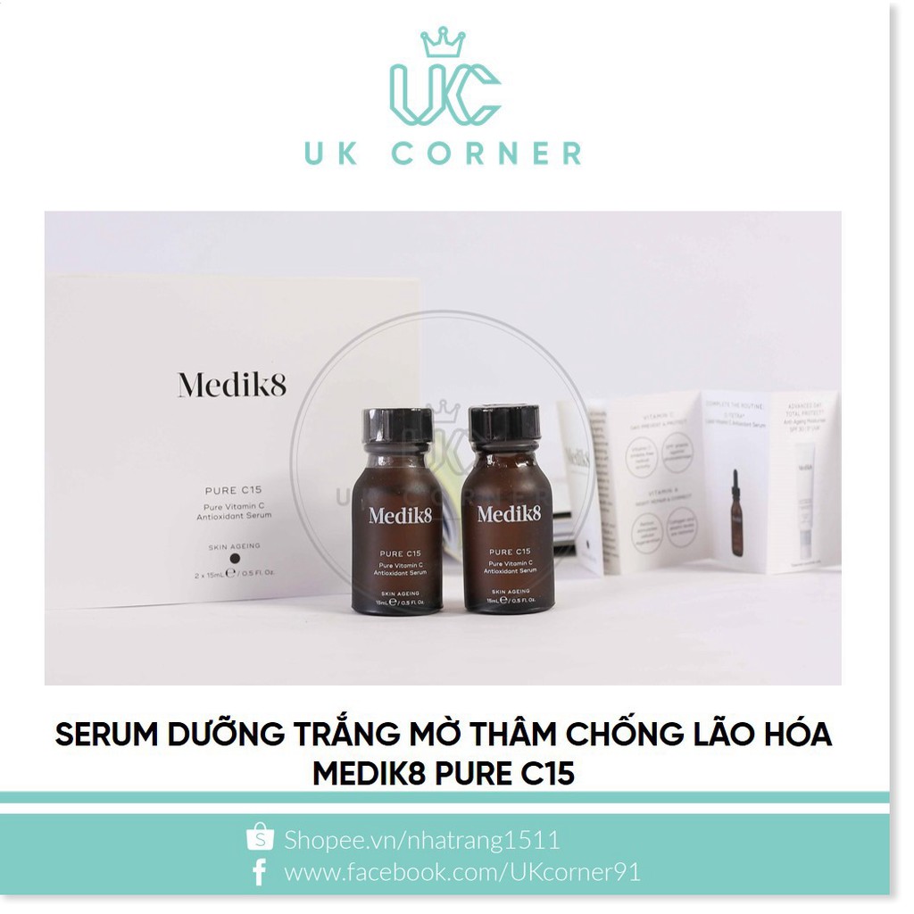 [Mã giảm giá] [Vỏ chai mới] Serum Vitamin C Đổi Đời - trắng da - mờ thâm nhanh nhất - chống lão hóa - da căng bóng - Med