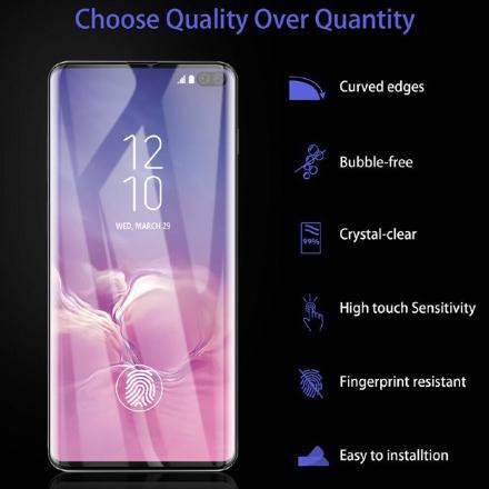 Kính cường lực Full Màn keo UV dành cho Note FE/ s7e/s8/s8+/note 8/s9/s9+/Note 9/S10/S10+/Note10/Note10+