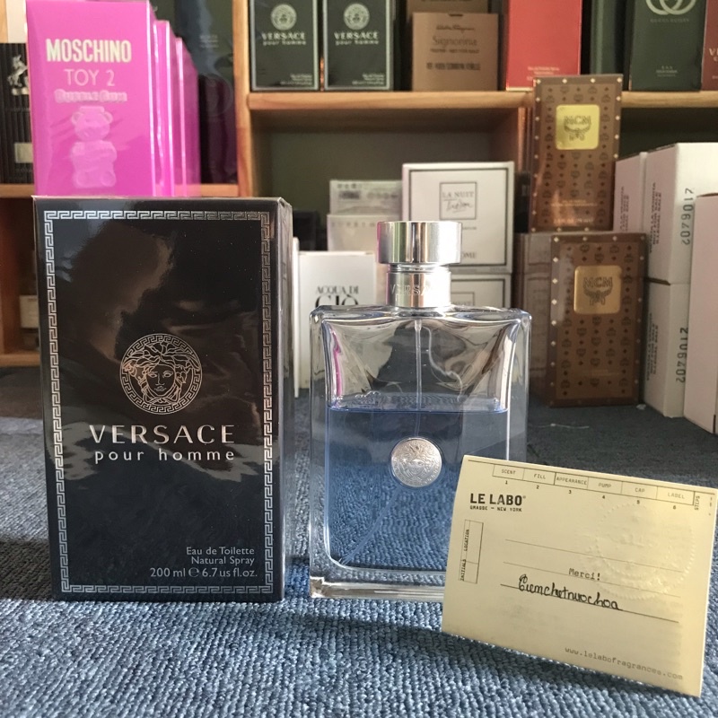 Nước hoa nam Versace Pour Homme For Men EDT