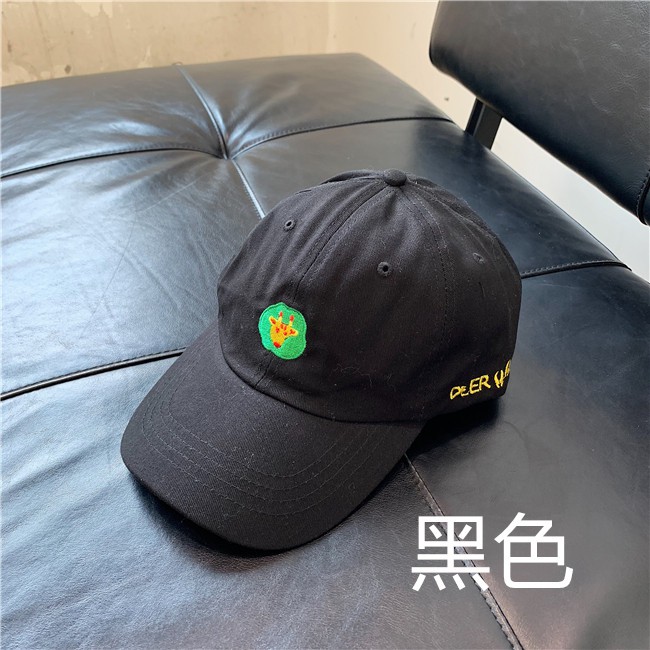 Mũ Lưỡi Trai Mềm Thêu Hình Động Vật Dễ Thương Phong Cách Nhật Hàn Thời Trang Xuân Thu Cho Nam Và Nữ