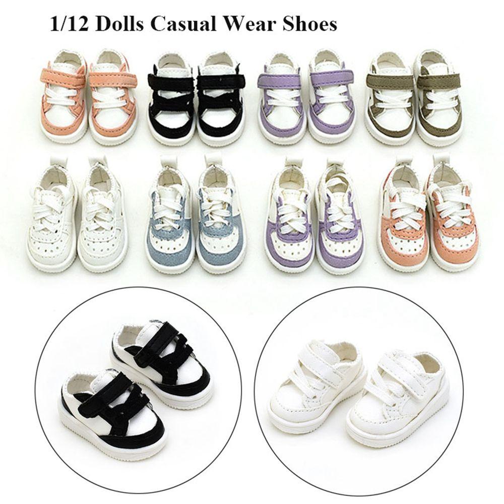 Giày Sneaker Thời Trang 5 Kiểu Khác Nhau Cho Búp Bê 1 / 12 20cm