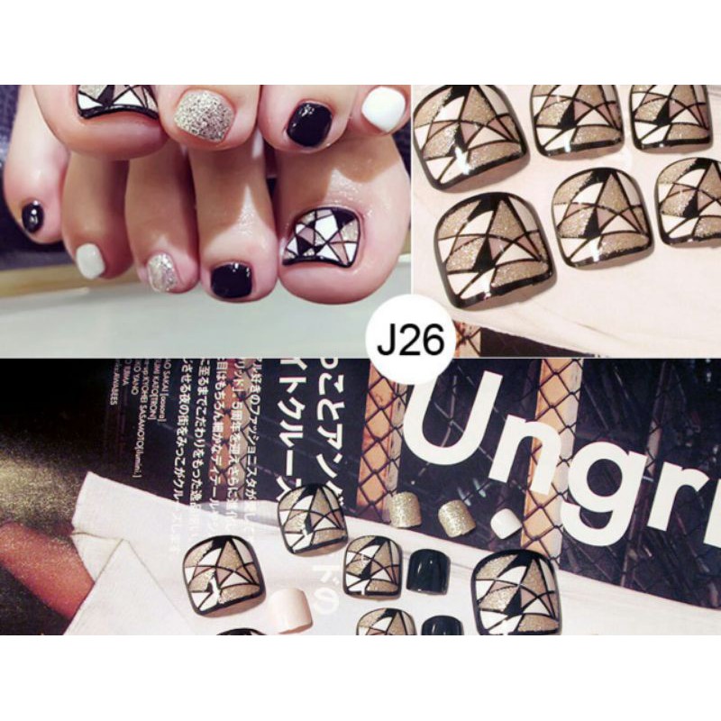 nail - bộ 24 móng giả chân