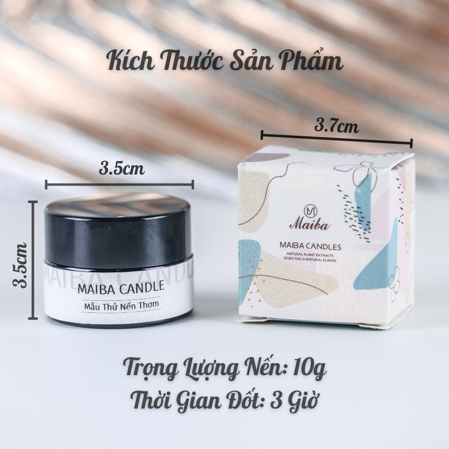 Nến thơm sáp đậu nành thiên nhiên thư giãn CHILLAX decor trang trí khử mùi phòng phiên bản mini