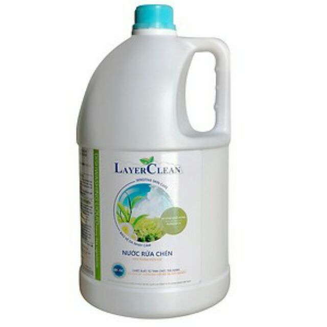 Nước rửa bát hữu cơ Layerclean 5L hương quả hồng