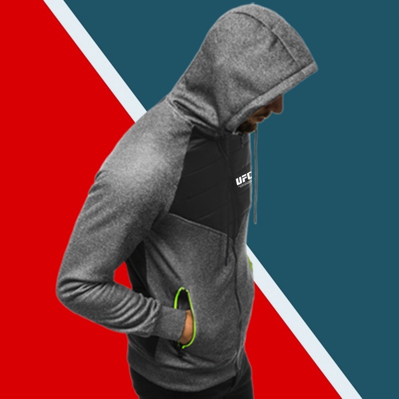 Áo Khoác Hoodie Phối Khóa Kéo Thời Trang Thu Đông | BigBuy360 - bigbuy360.vn