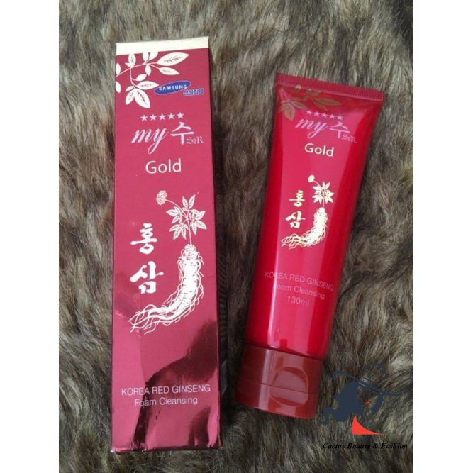 Sữa rửa mặt Hồng Sâm MY GOLD KOREA RED GINSENG FOAM CLEANSING