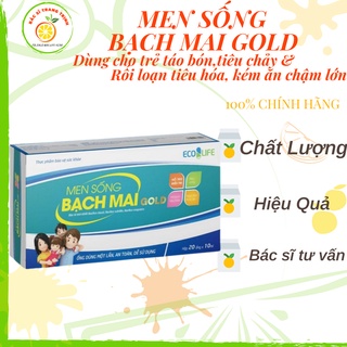 Men sống bạch mai gold hộp 20 ống