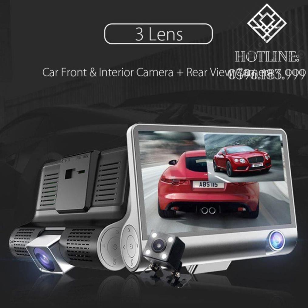 [Giảm giá]  Camera hành trình 3 mắt thông minh FullHD | BigBuy360 - bigbuy360.vn
