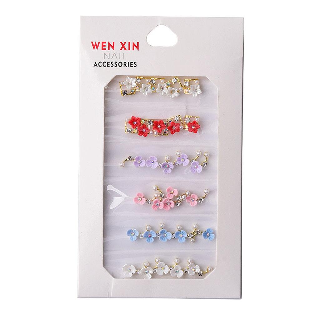 Móng Tay Giả Hình Bản Đồ Đại Dương|Trái Tim Lưới 6 Lưới Sang Trọng|Phụ Kiện Trang Trí Móng Tay Nghệ Thuật DIY Xinh Xắn