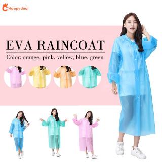Áo mưa tiện lợi trong suốt nhiều màu sắc tiện dụng đi cắm trại cho nam nữ