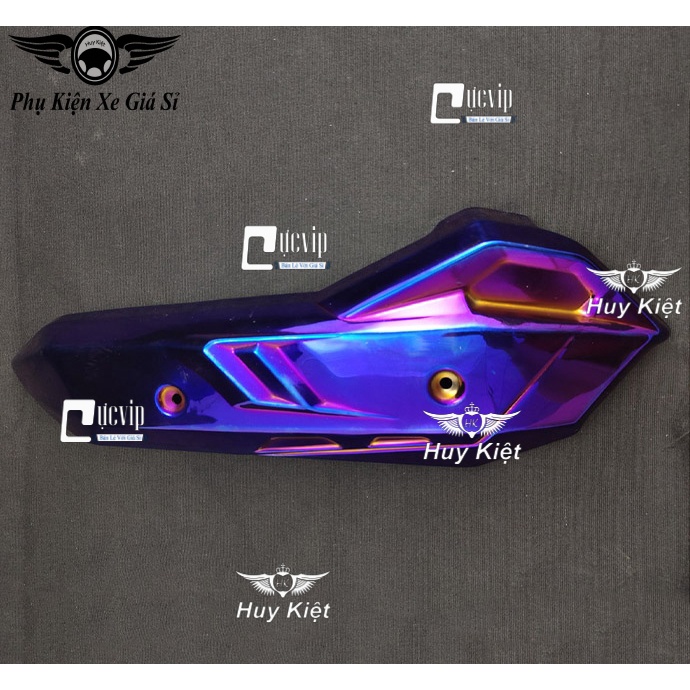 Ốp Che Pô AirBlade AB 2020 (2013 - 2021), Vario 2015 - 2017 Inox 304 Xi Titan 7 Màu (Hàng Cao Cấp) MS4673