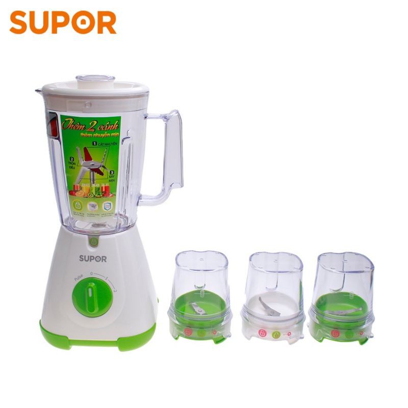 Máy xay sinh tố Supor SB40P - Trắng Xanh