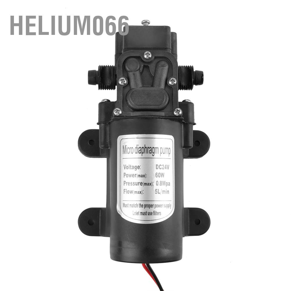 Bơm màng Máy Bơm Nước Áp Suất Cao DC24V 60W 5L Helium066
