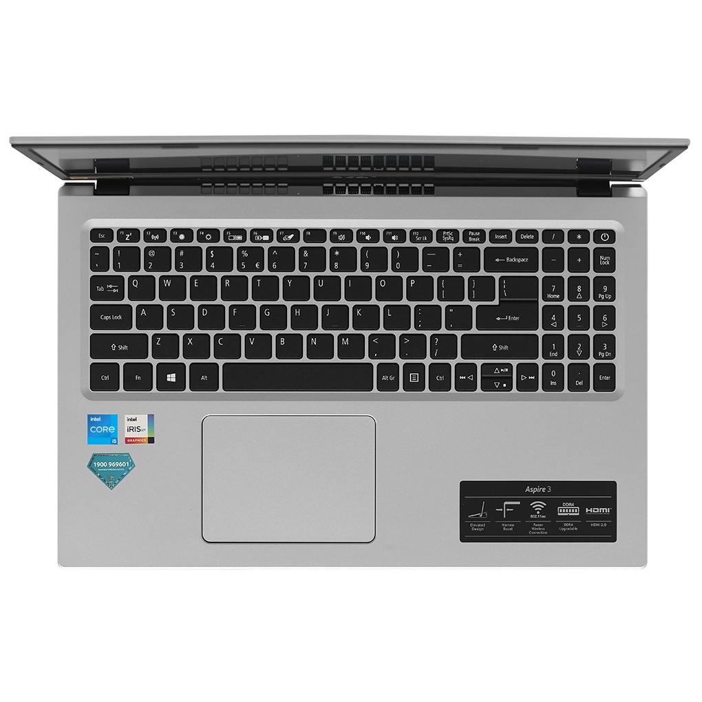 Laptop Acer Aspire 3 A315 58 59LY i5 1135G7/8GB/512GB/15.6"F/Win11//Bạc - Hàng chính hãng