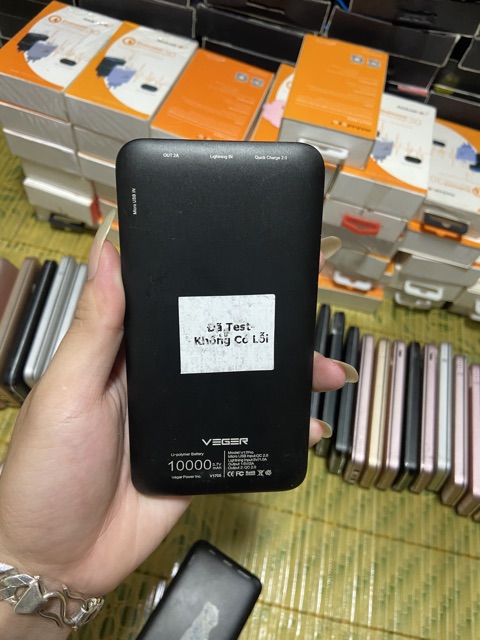 Sạc dự phòng Veger V17 Pro 10000mAh (hỗ trợ quick charge) Like New