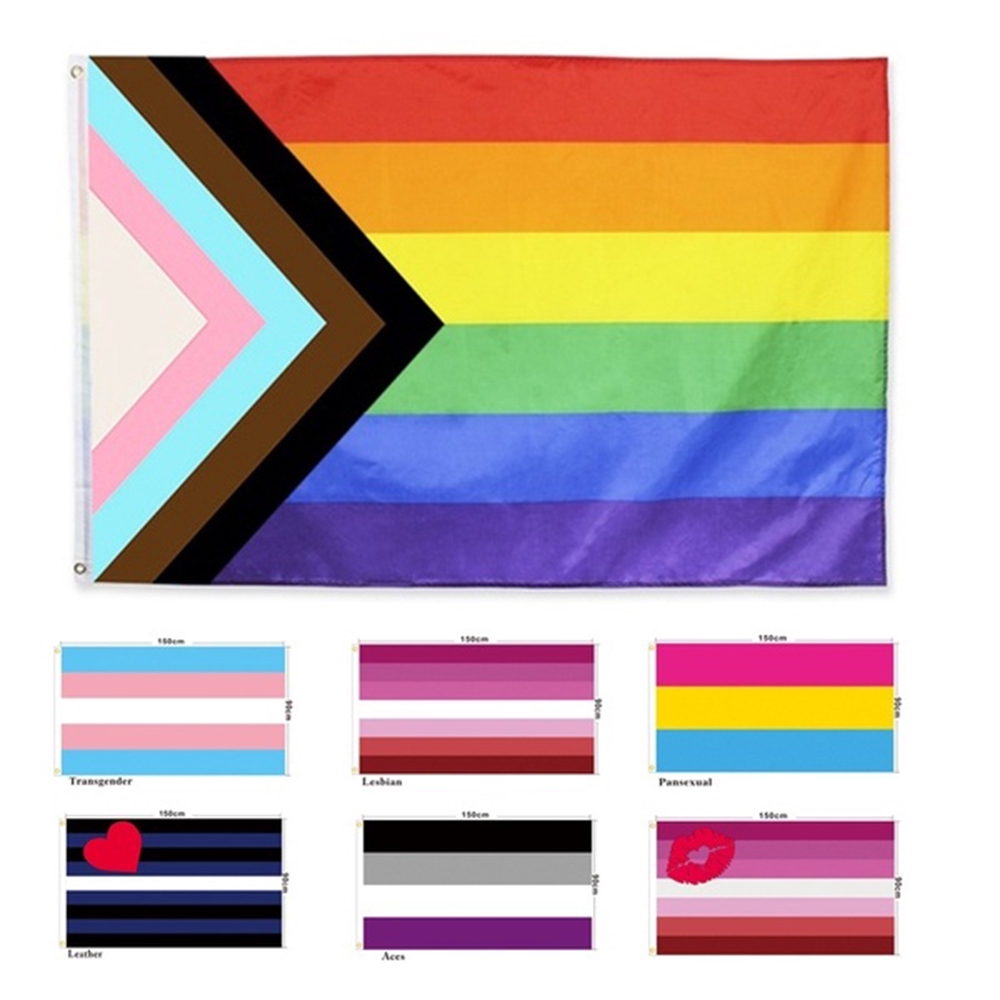 Cờ cầu vồng cộng đồng LGBT treo trang trí tiệc/ nội thất/ ngoài trời