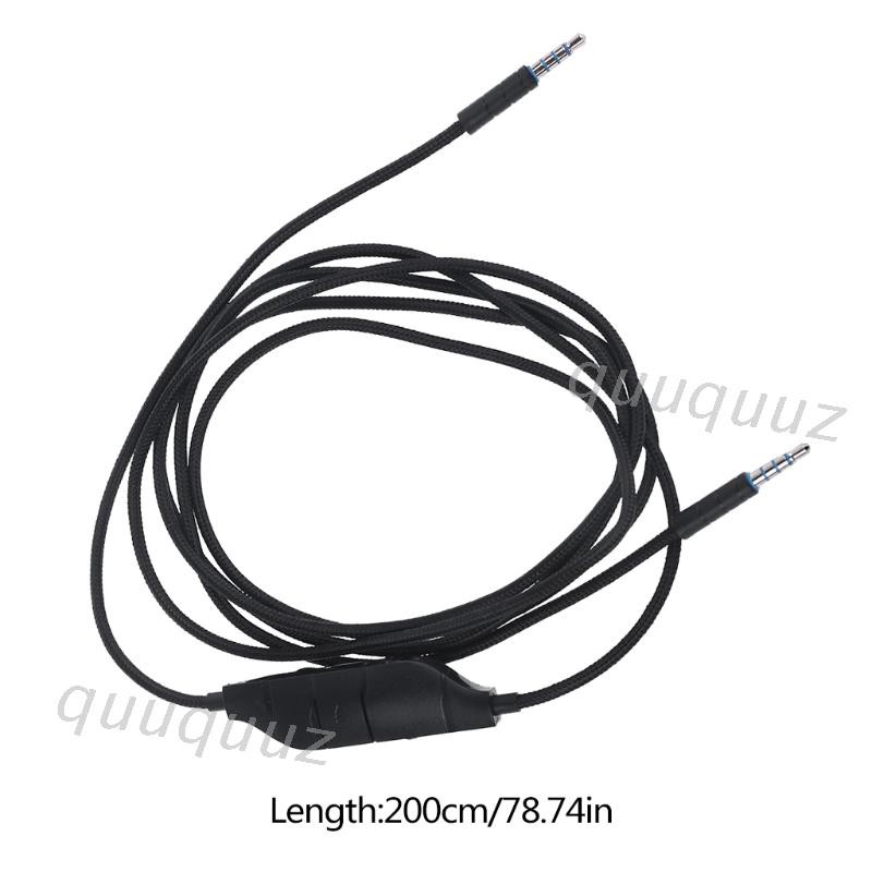 Dây âm thanh tai nghe 3,5 mm cho tai nghe G633 G933 với điều khiển nhúng