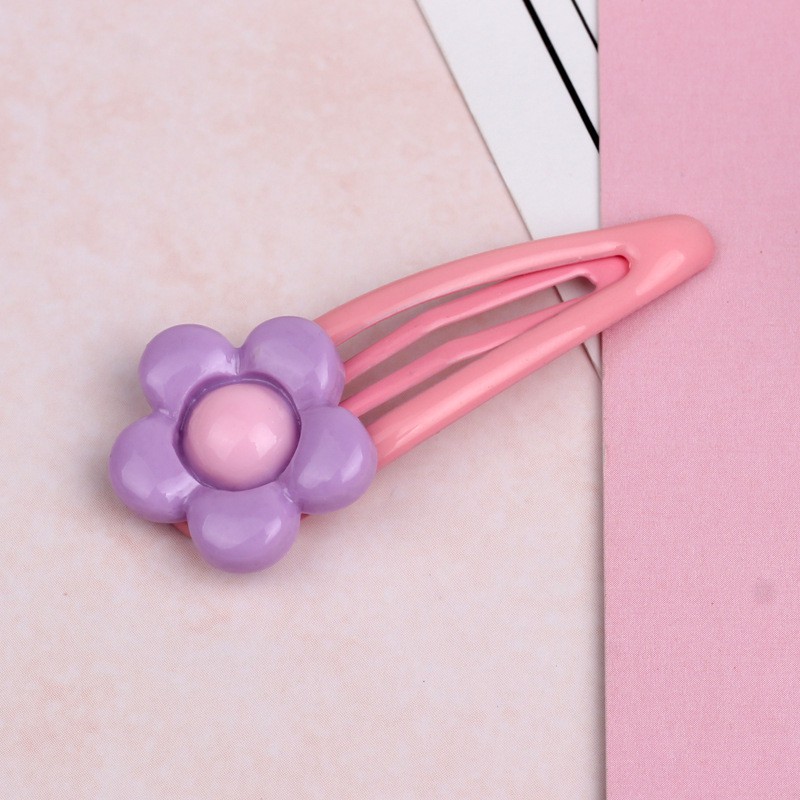 Kẹp tóc màu kẹo ngọt phong cách xinh xắn