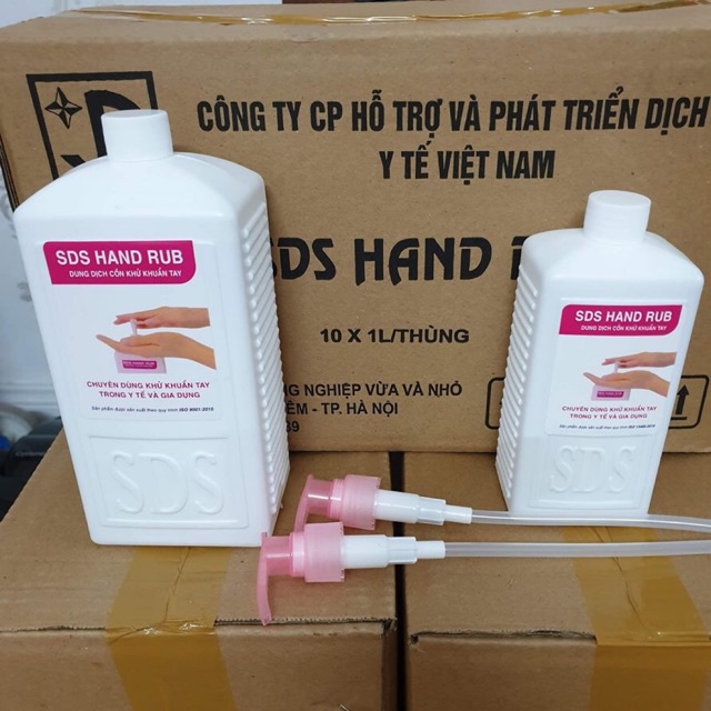  Nước rửa tay khô sát khuẩn SDS - Chai 500ml, 1 lít, Dung dịch sát khuẩn tay | BigBuy360 - bigbuy360.vn