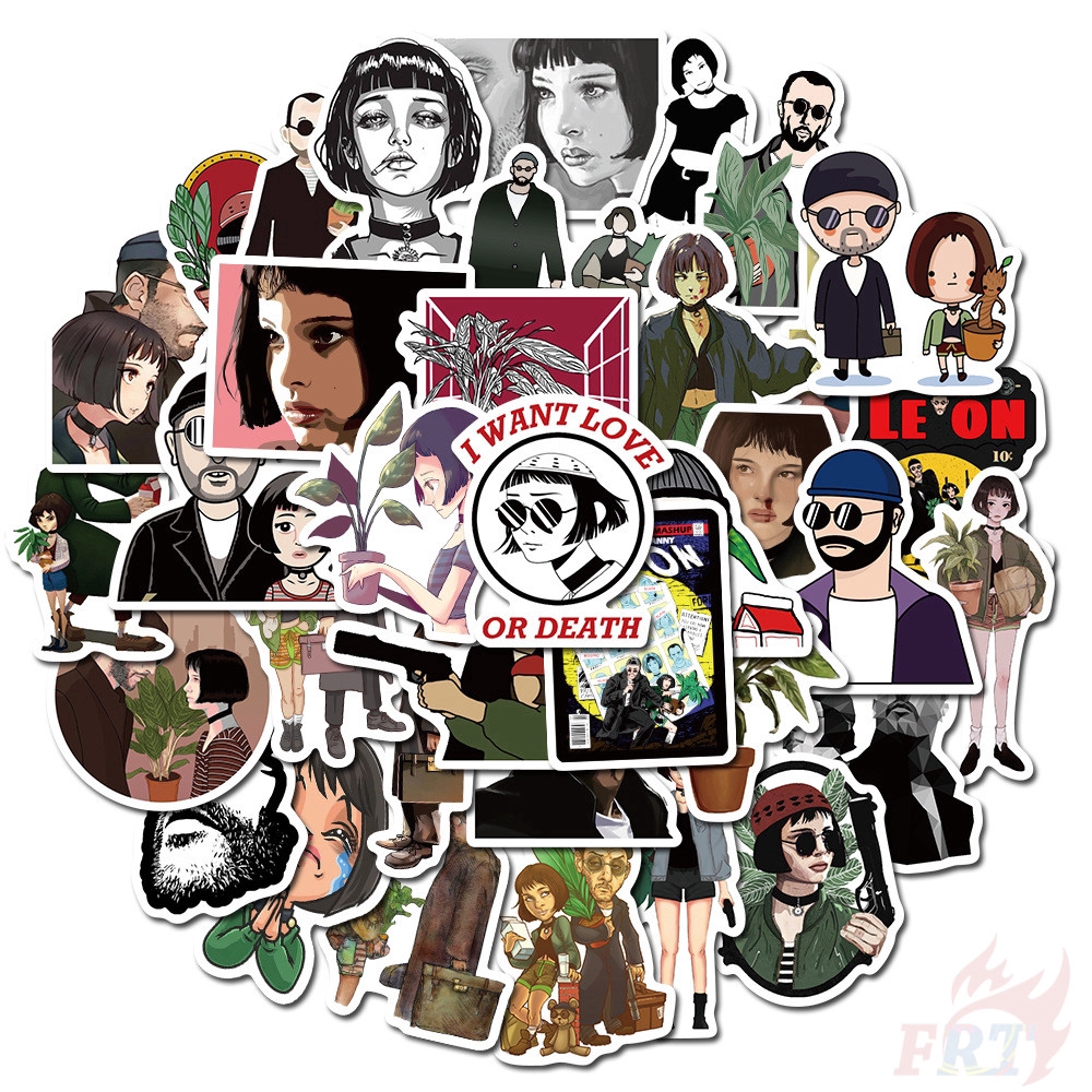 ❉ Leon:The Professional Series 02 Stickers ❉ 50Pcs/Set Classical Movie DIY Waterproof Doodle Decals Stickers