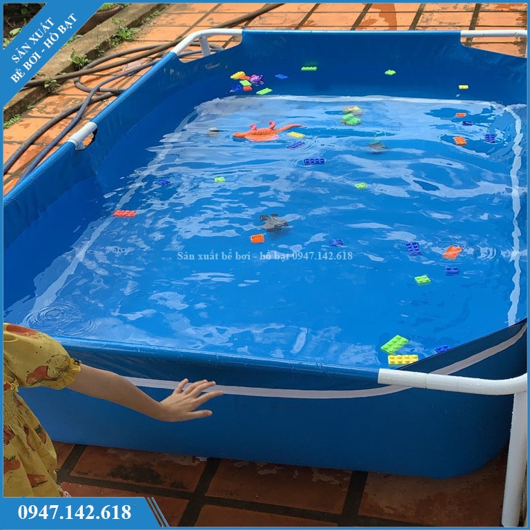 Bể bơi cho bé KT 2.2x1.3x0.8m