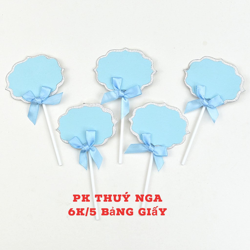 SET 5 BÀNG HPBD TRANG TRÍ BÁNH KEM