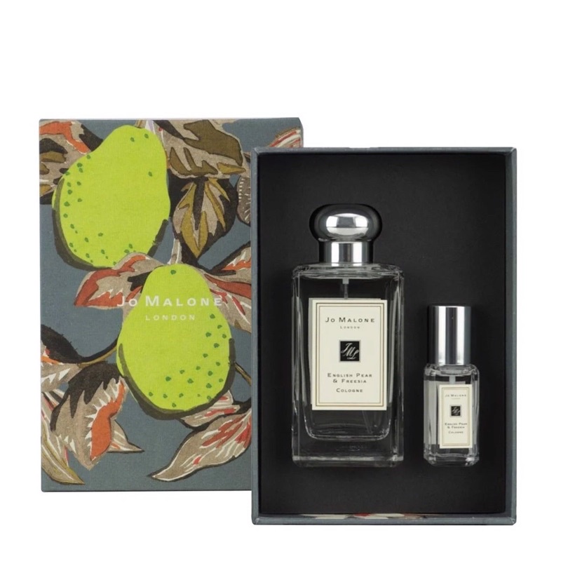 Set bộ Nước Hoa Jo Malone English Pear & Freesia 2 chai - 1 chai full 100ml  + 1 chai mini 9ml