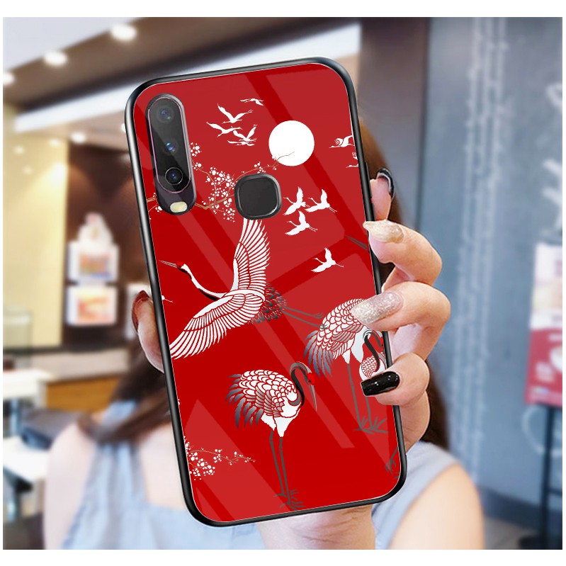 Ốp Lưng VIVO Y11,Y12,Y15,Y17,Y19,U10  mặt kính cường lực cao cấp
