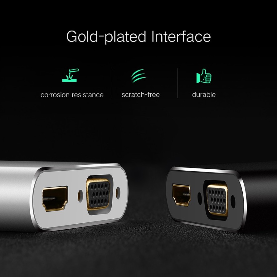Ugreen Cáp Chuyển Đổi Mini Display Port Sang HD &amp; VGA Thunderbolt 2 Cho MacBook Surface Pro 4