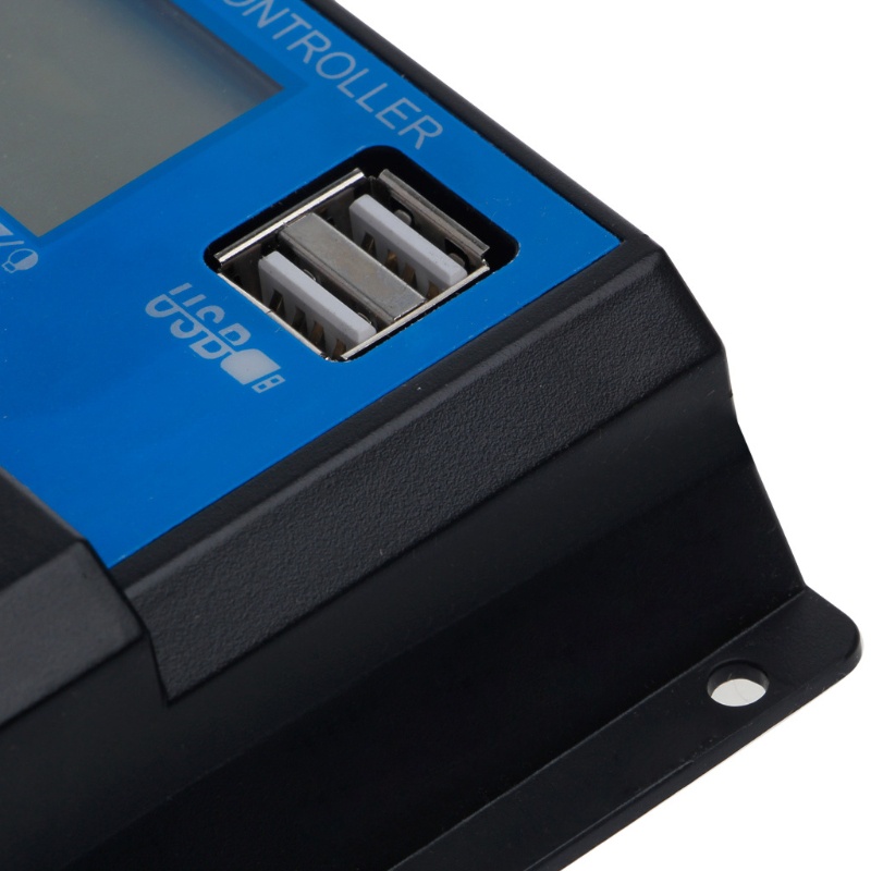 Bộ Điều Khiển Sạc Năng Lượng Mặt Trời Cổng USB Kép PWM 10 / 20 / 30A 12 / 24V LC