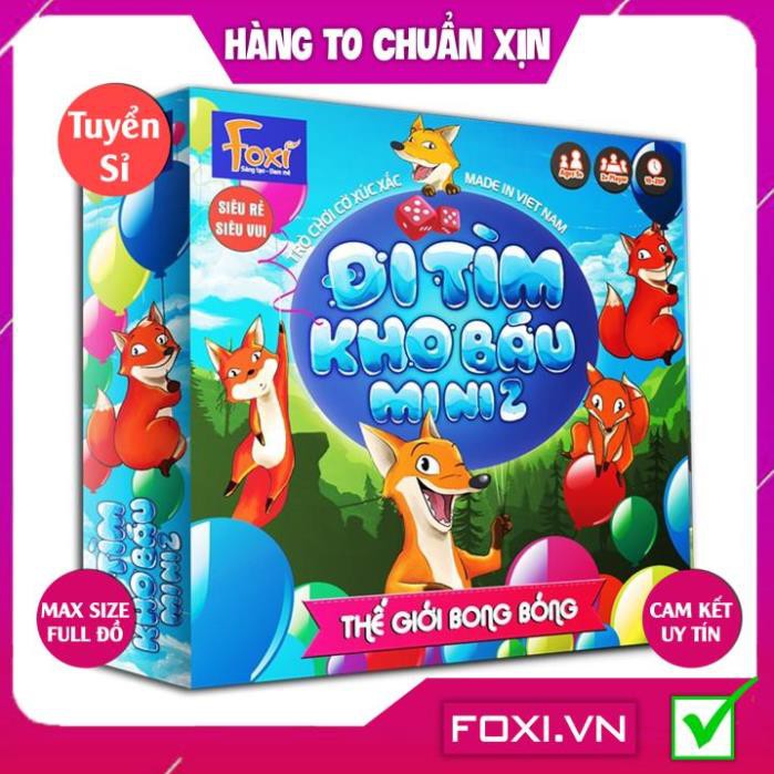 [FREESHIP HÀNG ĐẸP] Boardgame-Đi tìm kho báu mini Foxi-Đồ chơi trẻ em thông minh sáng tạo-phát triển IQ cao