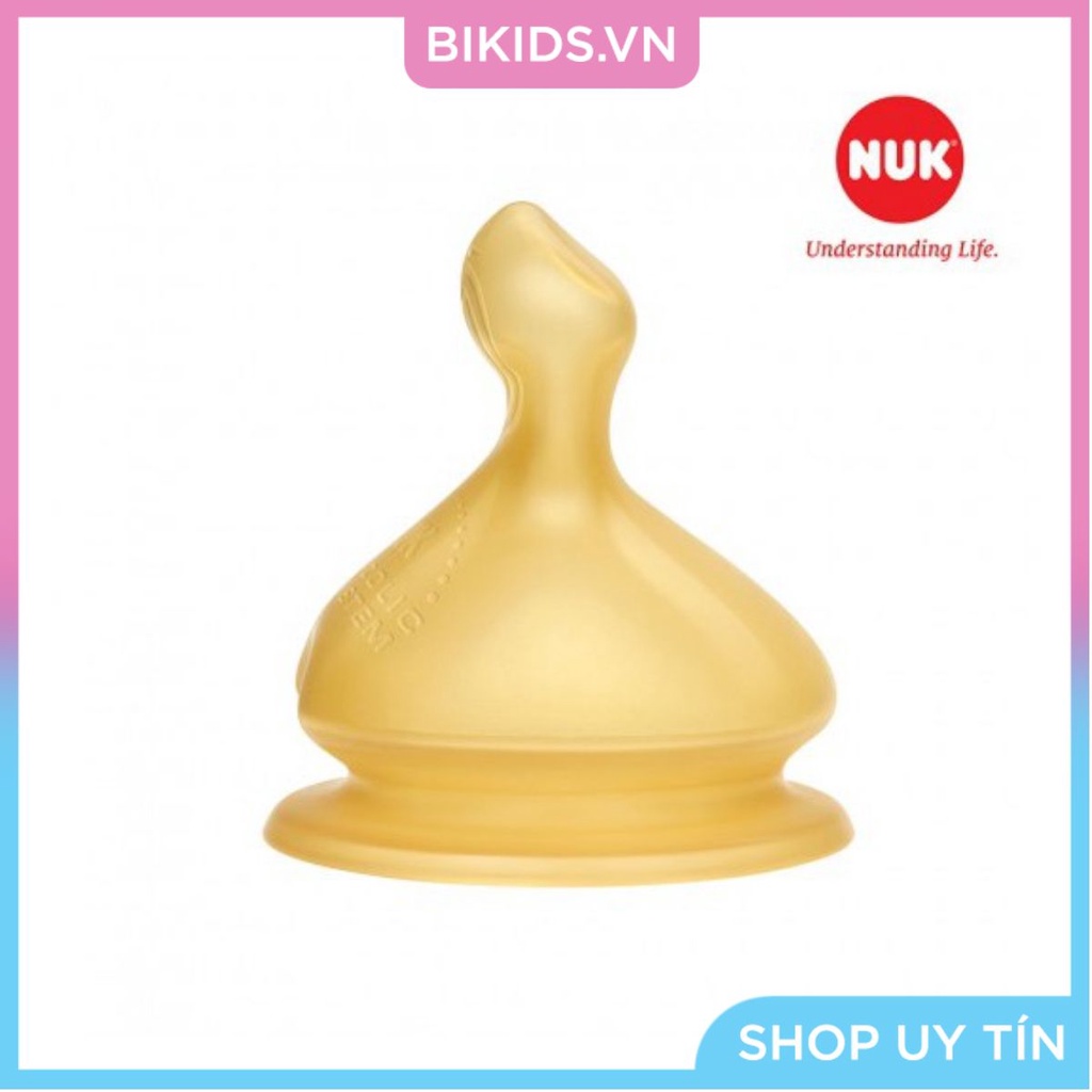 BỘ 2 NÚM TI NUK PREMIUM CHOICE+ CAO SU S1 (0-6m)