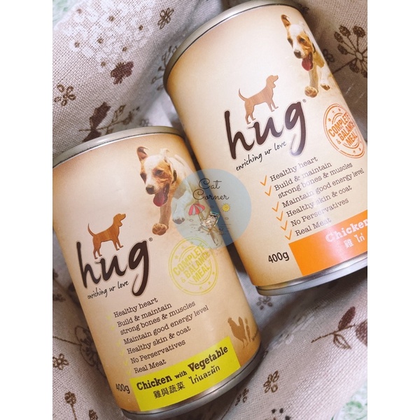 PATE CHÓ HUG LON 400g