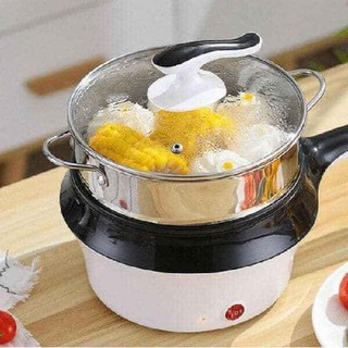 nồi nấu mì mini 2 tầng