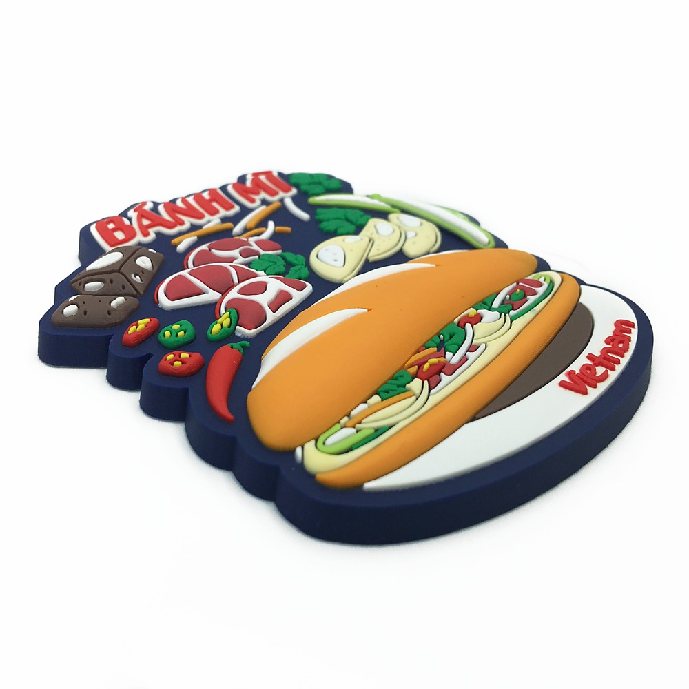 Nam châm trang trí tủ lạnh - Fridge Magnet - Bánh Mì - Vietnam Magnet