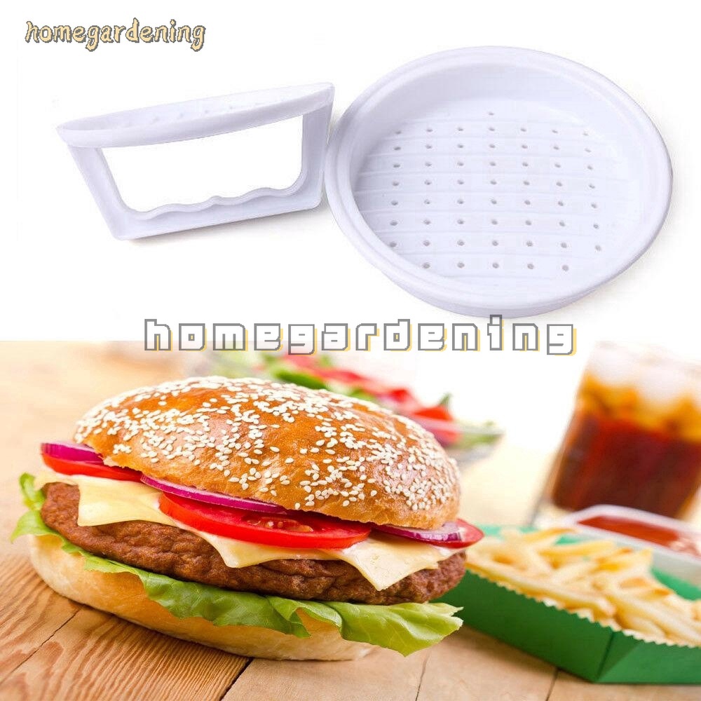 Khuôn ép thịt làm hamburger hình tròn tiện lợi