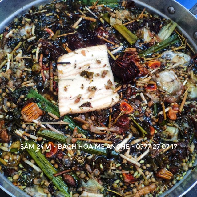 Sâm 24 vị phần nấu 10 lít sâm meanche