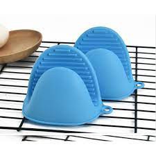 Bộ dụng cụ gắp đồ nóng, kẹp bát đĩa, găng tay bắc nồi mỏ vịt, miếng rửa bát silicon 6 chi tiết