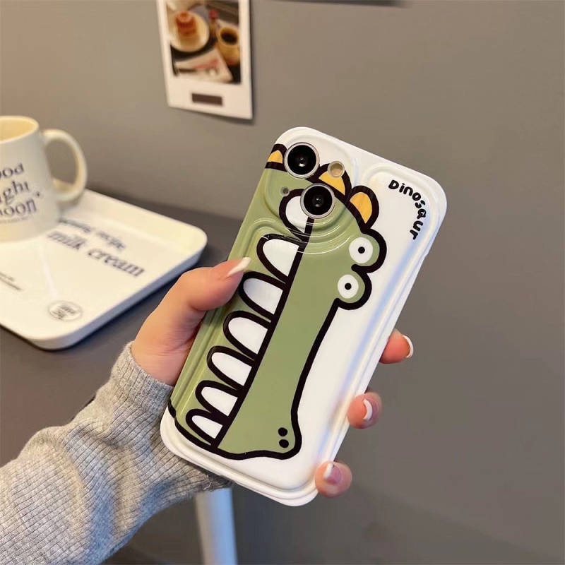 Ốp điện thoại cá sấu xinh xắn sáng tạo MHjS thích hợp cho Iphone13pro max 12 11 x xr xs